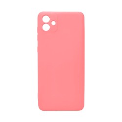 Capa de Silicone com Moldura de Câmera para Samsung Galaxy A04e Rosa Capa de Silicone com Moldura de Câmera para Samsung Galaxy A04e Rosa